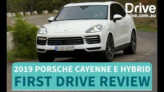 2019 Porsche Cayenne E Hybrid First Drive Review  Drivecomau [upl. by Yleen]