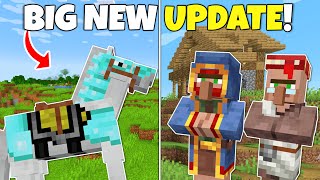 NEW UPDATE For Minecraft Bedrock New UI Features Bug Fixes Minecraft Bedrock MCPE Xbox PC [upl. by Lladnyk]