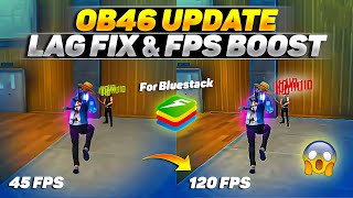 Bluestacks Free Fire Lag fix  Get 200 FPS After Update  Bluestack 5 Lag fix After OB46 Update [upl. by Sucramad]