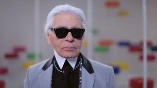 Karl Lagerfeld on the Cruise 201516 Show – CHANEL Cruise [upl. by Nevyar601]