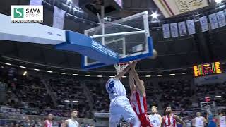 Marko Ramljak with THE BEST BLOCK OF THE SEASON so far Zadar  Crvena zvezda Meridianbet 121123 [upl. by Irrep658]