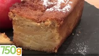 Recette de Quatrequarts aux pommes 750g [upl. by Anaoy]