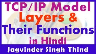 ✅ TCPIP layers and their Functions in Hindi [upl. by Oulman467]