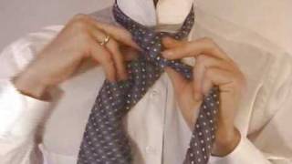 Double Windsor Knot How to Tie the Double Windsor Necktie Knot [upl. by Geier40]