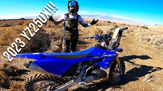 2023 YZ250X First Ride And Impressions [upl. by Trometer]