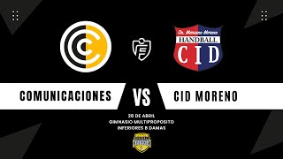 COMU  CID MORENO  FECHA 6  APERTURA 2024  CADETAS DAMAS B [upl. by Ashwin862]