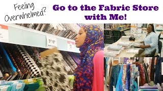 Go to the Fabric Store with Me  Beginners Guide [upl. by Akinot660]