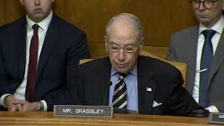 Grassley Delivers Opening Remarks on National Security Risks Posed by Ballooning US Debt [upl. by Ardnuasal793]