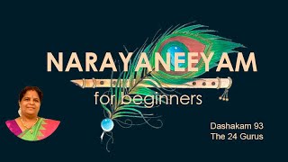 Learn Narayaneeyam Dashakam 93  For beginners [upl. by Sualkin]