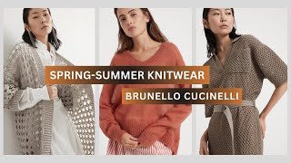 Brunello Cucinello knitwear springsummer 2024 collection [upl. by Gilbert410]