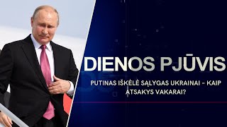 Putinas iškėlė sąlygas Ukrainai – kaip atsakys Vakarai  DIENOS PJŪVIS [upl. by Melville]