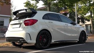 Mercedes A45 AMG Start Up Rev and Accelerate [upl. by Onaimad488]