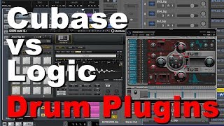 Cubase vs Logic Pro X  Drum Plugins  Groove Agent or Ultrabeat  DAW [upl. by Sharia536]