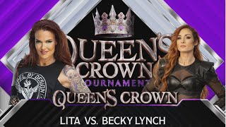 LITA VS BECKY LYNCH WWE 2K24 TQSVERSE [upl. by Ayikat]