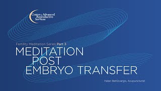 Meditation Post Embryo Transfer [upl. by Sivahc]