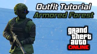 GTA Online How to Make My quotArmored Forestquot Outfit [upl. by Atteynek]