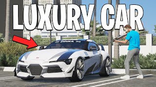 Stealing Luxury Cars in GTA 5 RP [upl. by Ynaittirb]