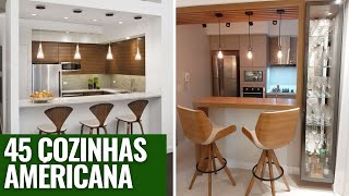 45 COZINHAS AMERICANA INSPIRADORA QUE VOCÊ SÓ VER AQUI [upl. by Akiner]