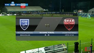 Foot  FCVB vs Dijon FCO  16022024 [upl. by Neerual280]