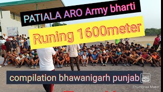 ARO PATIALA Army Rally bharti 2022  1600 meter Runing compilation 1600meterreshraningarmyral [upl. by Asin894]