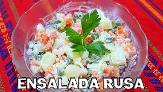 Como preparar una Ensalada Rusa Chapín  Fácil y Rápido  Recetas Chapinas [upl. by Eeimaj]