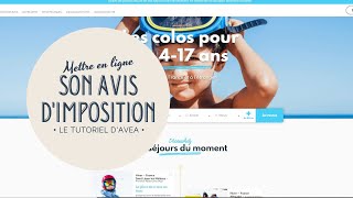 Comment mettre en ligne son nouvel avis dimposition [upl. by Ahsinrats]