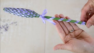 Come Fare i Fusi di Lavanda Profuma Biancheria  How to Make Lavender Wands [upl. by Kittie]