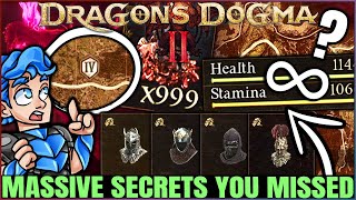 Dragons Dogma 2  Dont RUIN Your Endgame  26 BIG Unmoored World Secrets  INFINITE Health amp More [upl. by Elhsa]