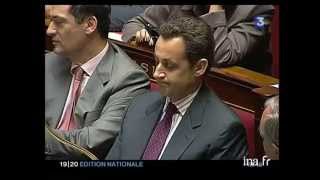 Assemblée Nationale  incident Sarkozy  Archive vidéo INA [upl. by Borries]