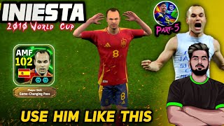 Free Double Booster Prime Iniesta Review EFOOTBALL 2025  How To Use Him Properly 102 Potential AMF [upl. by Previdi]