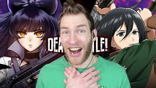 I FEEL WEIRD WATCHING THIS Reacting to quotBlake vs Mikasaquot Death Battle [upl. by Nevaeh]