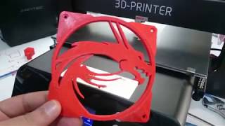 JGAURORA A5 3D Printer First Print  High Accuracy Print 01mm [upl. by Freiman780]