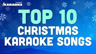 TOP 10 CHRISTMAS KARAOKE SONGS OF ALL TIME FROM THE 70s 80s 90s AND 2000s [upl. by Zuzana]