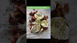 Feuilleté poulet mozzarella🍯👌 recette recettefacile cuisinerapide thermomix fyp [upl. by Ahtelahs]