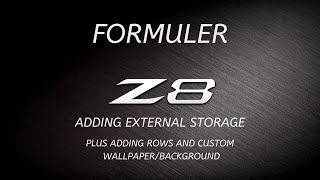 Formuler Z8 External Storage [upl. by Roscoe322]