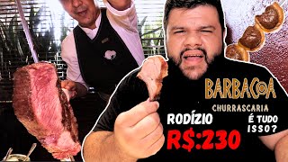 Primeira vez na Melhor Churrascaria Rodizio do Brasil  Barbacoa [upl. by Dekow]