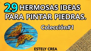 HERMOSAS IDEAS PARA PINTAR PIEDRAS Te encantarán🎨😍 [upl. by Arno]