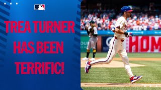 Trea Turner is on a TEAR His 8th homer in his last 12 games [upl. by Netsirk811]