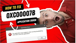 How to Fix Application Error 0xc00007b in Windows Complete Guide [upl. by Hgielar]