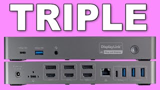 StarTech USBC 10Gbps amp USBA Triple 4K Monitor Hybrid Dock DK31C3HDPDUE Review [upl. by Inilam]