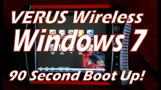 Snap On VERUS Wireless  90 Second Boot Up into Diagnostic Suite  Windows 7 Ultimate [upl. by Aimar709]