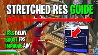 How To Get A STRETCHED RESOLUTION In Fortnite✅Stretched Res On Any PC [upl. by Mich]