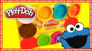 PlayDoh Case of Colours 10 AWESOME COLORS [upl. by Ateekahs]