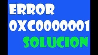 Error 0xc0000001 en Windows 1087 I SOLUCIÓN 2024 [upl. by Aerdnua517]