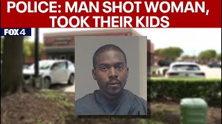 Man arrested after taking his 3 kids shooting their mother in Plano police say [upl. by Nauqet]