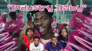 Lil Nas X Jack Harlow  INDUSTRY BABY Official Video REACTION [upl. by Honig]