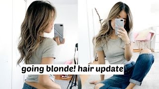 Going Balayage Blonde From Dark Hair  Care Cost amp More  rachspeed [upl. by Skill434]