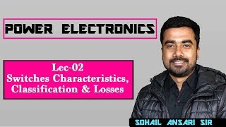 Lec 02 Switches CharacteristicsClassification amp Losses [upl. by Acinna]