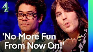 Weve Never Seen Richard Ayoade And Noel Fielding So DESPERATE To Win  Big Fat Quiz  Channel 4 [upl. by Edrock]