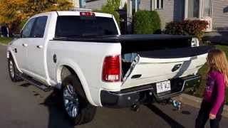 Ram 1500 longhorn 2014 tailgate assist [upl. by Atiragram]